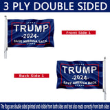 Joven Trump 2024 Save America Flag, Double Sided Polyester 3x5 Banner with 2 Brass Grommets, 4 Rows Stitched, Outdoor Durable, President's Day
