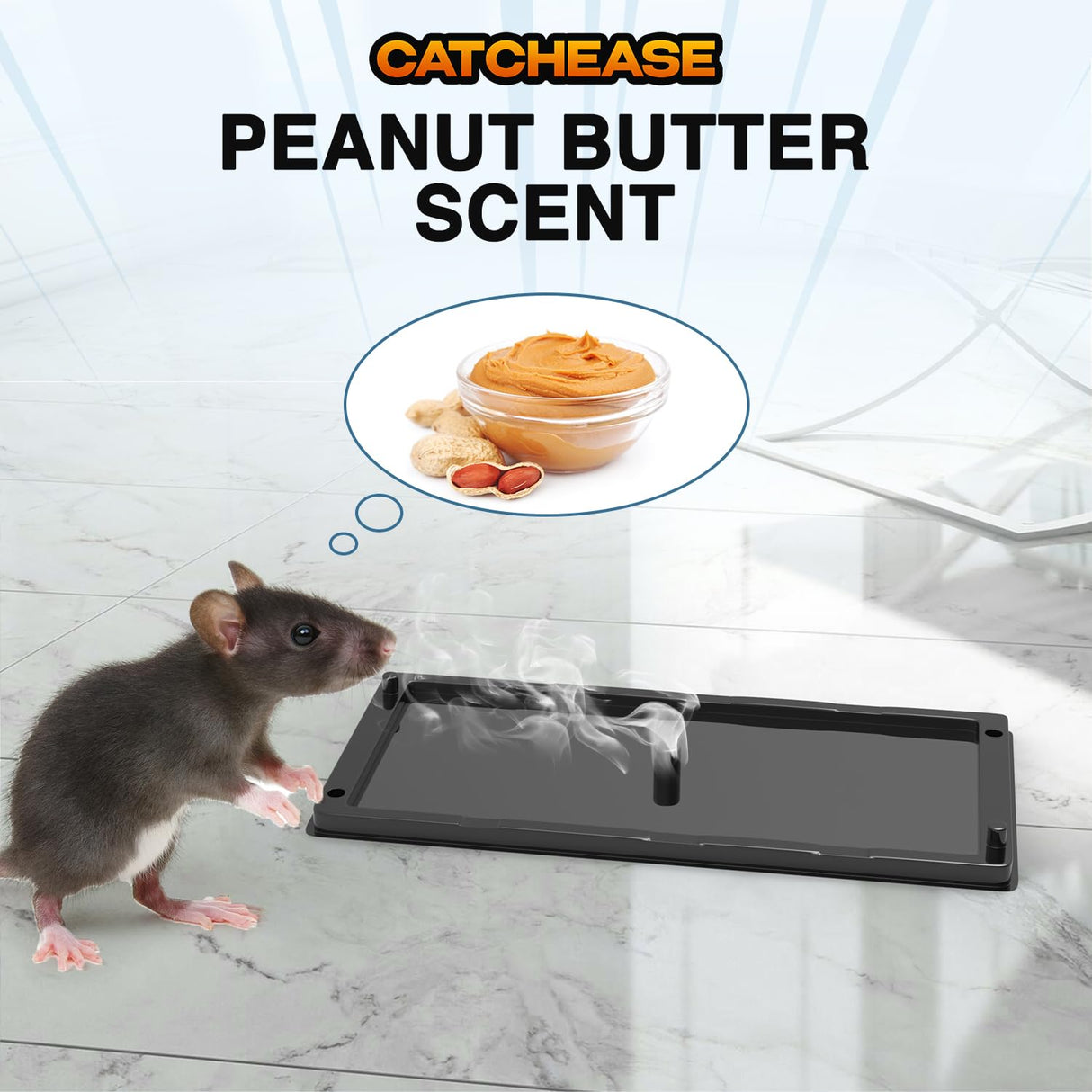 Large Rat Mouse Glue Traps - 12 Pack Indoor Pre-Baited Super Sticky Adhesive House Pest Control Trays for Mice, Rats, Snakes, Bugs, Spiders - Ready to Use Trap for Home - Child & Pet Friendly