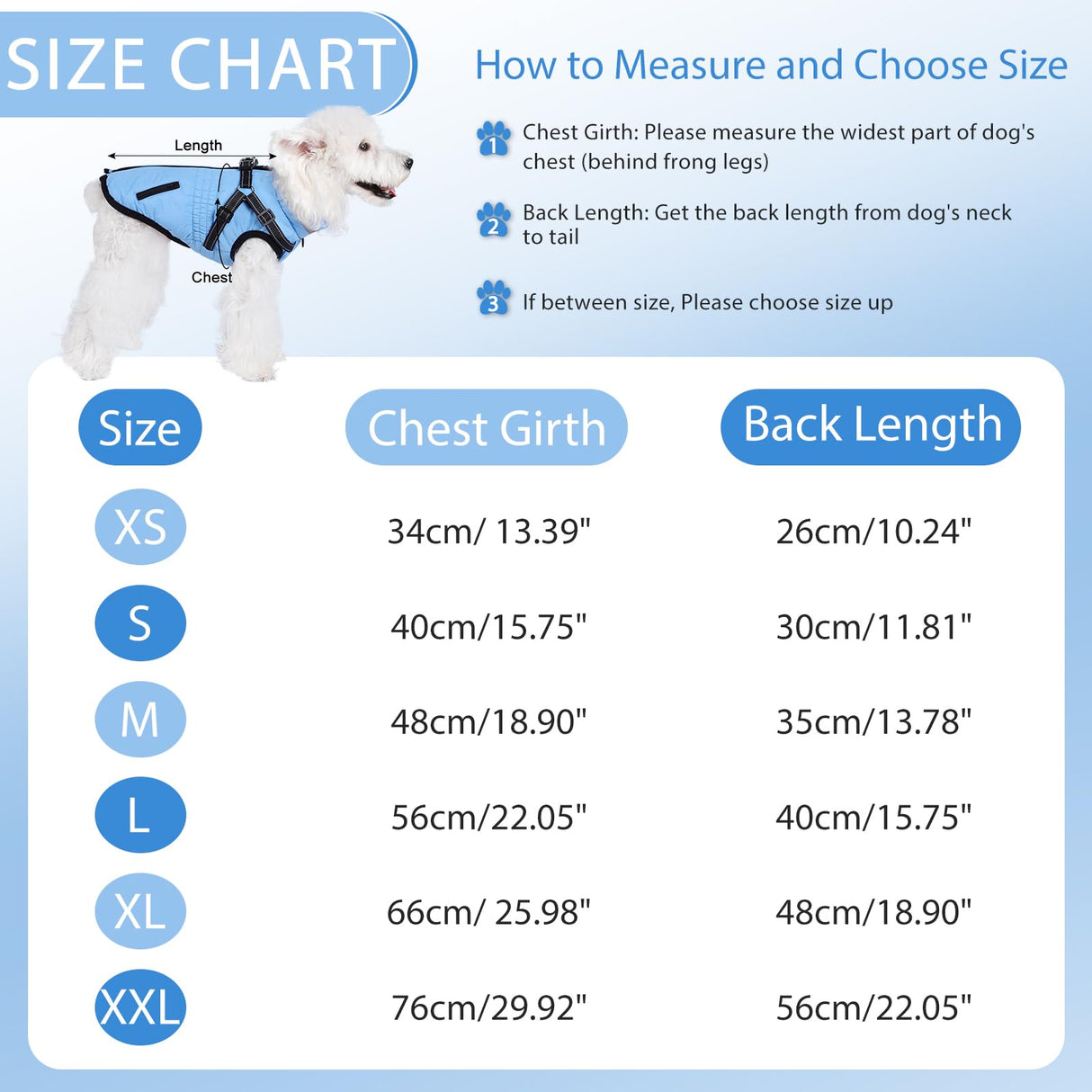 Gyuzh Dog Coat with Harness,Dog Coats for Small Dogs,Warm Fleece Winter Puppy Jacket,Waterproof Jacket with Harness Built in for Small Medium Large Dogs