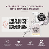 Natural Rapport Bird Cage Cleaner - The Only Bird Cage Cleaner You Need - Bird Poop Spray Remover, Naturally Removes Bird Waste (32 Oz)