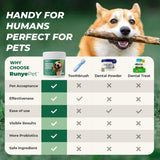Pet Dental Finger Wipes for Dog & Cats, Remove Bad Breath by Removing Plaque and Tartar Buildup No-Rinse Dog Finger Toothbrush, Disposable Gentle Cleaning & Gum Care Pet Wipes, 50 Counts