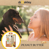 Dr. Oakley Total Dental Care Kit for Dogs: Peanut Butter Flavor - Toothpaste, Brushes, and Case, Natural