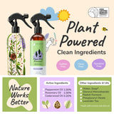 kin+kind Flea and Tick Spray for Dogs – Plant Based Flea Spray with Rosemary, Lavender & Cedarwood Oil – Pet Supplies for Bugs and Pests – Flea & Tick Pet Spray Prevention 12 fl oz