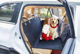 Petiza Back Seat Extender for Dogs Hard Bottom Dog Car Seat Cover for Back Seat Heavy Duty Scratch Proof Nonslip Durable Soft 100% Waterproof Dog Hammock for Car Truck SUV