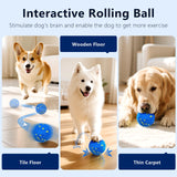 Zuykjeagle Interactive Dog Toy Ball, Smart Electric Ball - Automatic Bouncing Rolling Moving Jumping Vibrating - 3 Modes Water Resistant Balls for Medium Large Dogs - Chase Pet Toys to Keep Them Busy