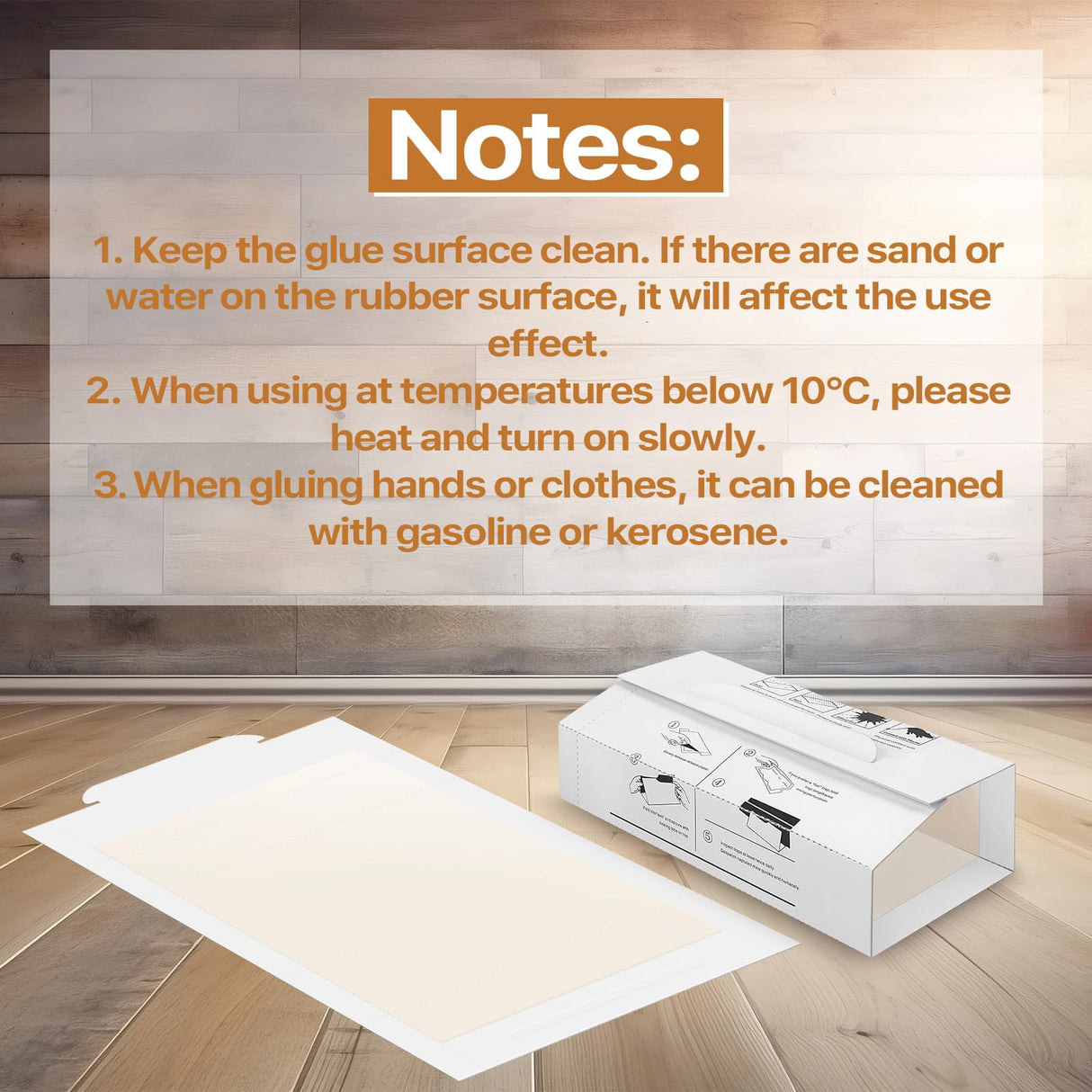 Kittmip 24 Pcs Mouse Traps Indoor for Home, Glue Traps Sticky Adhesive Easy to Use Safe Glue Boards Trap for Mouse Insects Bugs Rats Rodents, 8.7 x 5.3 Inch