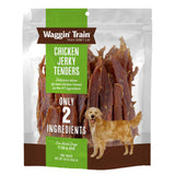 Waggin' Train Chicken Jerky Dog Treats, Made with 100% Real Chicken Breasts, Only Two All-Natural Ingredients, Great High Protein Dog Treat, Easily Digestible for Big or Small Dogs, 30 oz. Pouch