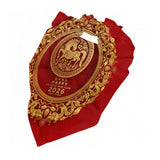 Year of The Horse 2026 Happy Chinese New Year Dog Bandanas Triangle Reversible Dog Scarf Bibs Adjustable Pet Scarves Accessories for Small Medium Dogs Pets Cats