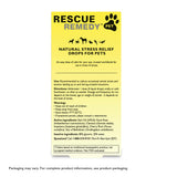 Rescue Remedy Pet Dropper - 20mL, Pack of 2 - Stress & Tension Support for Dogs & Cats with Bach Natural Flower Essences - Sedative-Free, Homeopathic Liquid Formula - For All Breeds, Ages & Weights