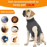 Kodervo Dog Anxiety Vest, Skin-Friendly Thunder Jacket for Dogs, Dog Calming Shirt for Thunder, Fireworks, Vet Visits and Separation - Keep Pet Calm Without Medicine & Training, Anti Anxiety for Dogs