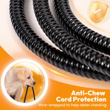 Niubya Pet Heating Pad for Dogs and Cats, Adjustable Temperature and Waterproof Pet Heated Mat with Timer, Electric Heating Pet Bed with Chew Resistant Cord and Soft Washable Cover, 59" x 39.5"