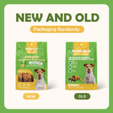 MON2SUN Dog Treats, Triple Flavor 6 Inch Chicken Liver Duck and Chicken Wrapped Rawhide Sticks, Teeth Cleaning Snacks for Medium Dogs, 17.6 oz (10 Count-Pack of 1)