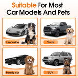 NECKORY 2 Pack Front Dog Seat Cover, Waterproof Car Seat Covers for Dogs Nonslip Scratch-Proof Dog Seat Cover Front Seat Cover for SUV, Sedans,Trucks,Cars - S, Black