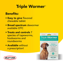 Load image into Gallery viewer, Durvet Triple Wormer for Medium and Large Dogs
