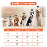Dog Bed Covers Replacement Washable - Waterproof Dog Bed Covers Quilted, Water Absorbable Pet Puppy Bed Cover for Dog Cat, Cover Only 36Lx27Wx6H Inches Bluegrey
