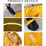 Dog Paw Boots Leggings Waterproof, Suspender Booties for Dogs Anti-Slip, Pet Paws Protector Dirty-Proof,Dog Snow Pants Shoes for Outdoor Walking Running Hiking Winter Pants Boots