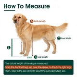 Dog Suspender Boots, Anti-Slip & Fall Waterproof Dog Shoes Leggings, Dog Paw Protector for Small Medium Dogs, Adjustable Dog Boots Pet Shoes for Outdoor Walking Orange,S