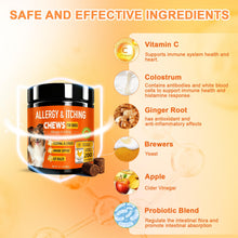 Load image into Gallery viewer, Dog Allergy Chews 200ct,Probiotics for Dogs Itching Skin Relief for Skin and Paw Licking, Dogs are Human Multivitamin Itch Relief for Seasonal Allergies-Support a Healthy lmmune System Chicken Flavor
