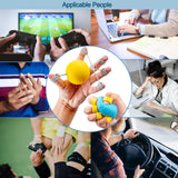 Wefaner Finger Strengthener, Therapy Hand Ball,Finger Exerciser Ball, Finger Stretching and Rehabilitation Training for The Elderly,6 Piece Set.