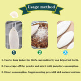Clyairmao Bird Cuttlebone for Parakeets Cuttlebone for Birds - 100% Natural Cuttlefish Bone Bulk Chew Toy Bird Bites Calcium Stone for Canaries Tortoises,Snails,Reptiles,Parrots,Cockatiel