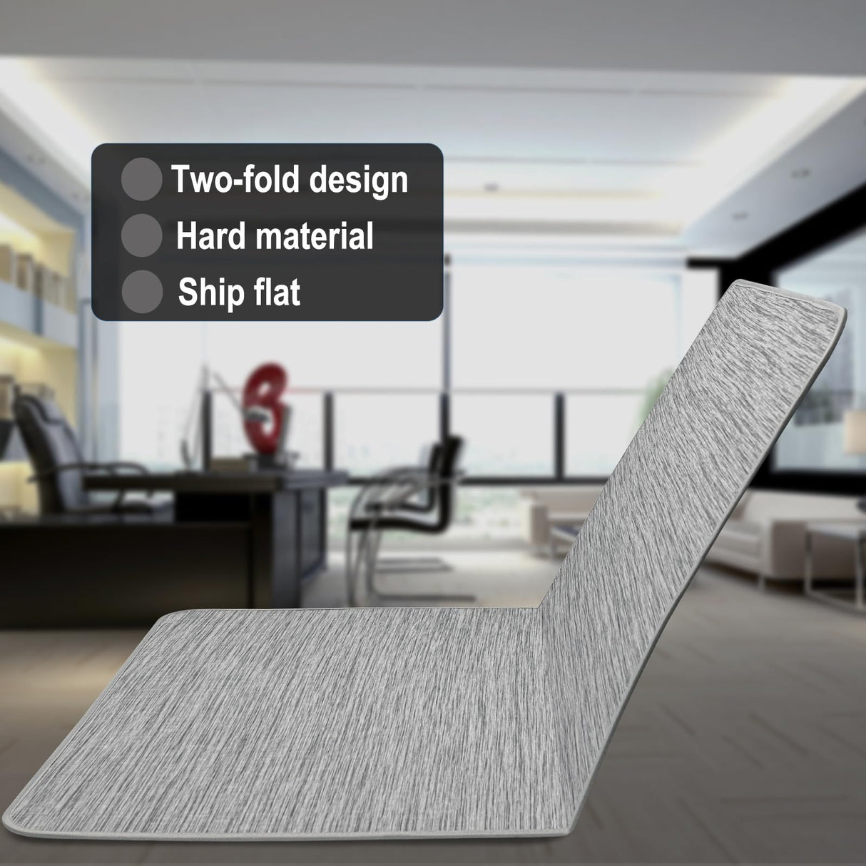 Perfect for Carpet Floors: Protect Your Floor from Scratches and dust of Any Kind with This Perfect Chair mat for Carpeted Floors. The Office Chair mat is Designed for Most Carpet Floors.