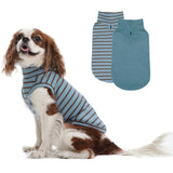 Leletail 2 Pack Dog Fleece Sweaters, Warm Dog Coat Fall/Winter Cozy Outfit, Stretchy Pet Sweatshirt Turtleneck Sleeveless with Leash Hole for Small Medium Large Dogs Indoor Outdoor (XS-2XL)
