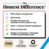 Pet Honesty Omega Skin Health Chews for Dogs, Alaskan Salmon Oil, Omega-3 Fish Oil, Krill, Spirulina, Omega-3s, Healthy Skin & Coat, Itchy Skin, Dog Allergies, May Reduce Shedding (90 Count)