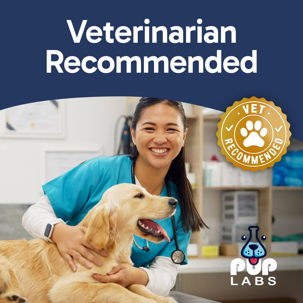 Pup Labs Tummy Essentials Probiotic Chews for Dogs, Supports Gut Health for Dogs and Firm Stools, Helps Eliminate Digestive Dysfunction, Dog Probiotics Made in The USA, 30 Chews