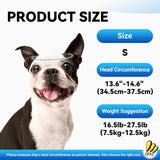 LESYPET Dog Helmet Small Breed, Dog Motorcycle Helmet Drop-Down Clear Visor for Outdoor Motorcycling Windproof Pet Hat with Ear Hole