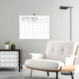 Wall Calendar 2026, 2026-2027 Calendar Wall from Jun. 2026 to May 2027, 14" X 11" Paper Monthly Planner Wall Hanging Calendar with Thick Paper for Office Home Planning & Organizing
