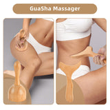 7 Pack Wood Therapy Massage Tools, Lymphatic Drainage Massager, Professional Maderoterapia Kit, Body Shaping, Anti-Cellulite, Back and Muscle Pain Relief, Wooden Body Sculpting Tools Set (7 Pack)
