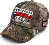 Folouse Trump Hat Trump Merchandise MAGA Hat Trump 2024 Hat Make America Great Again Hat Adjustable Baseball Cap