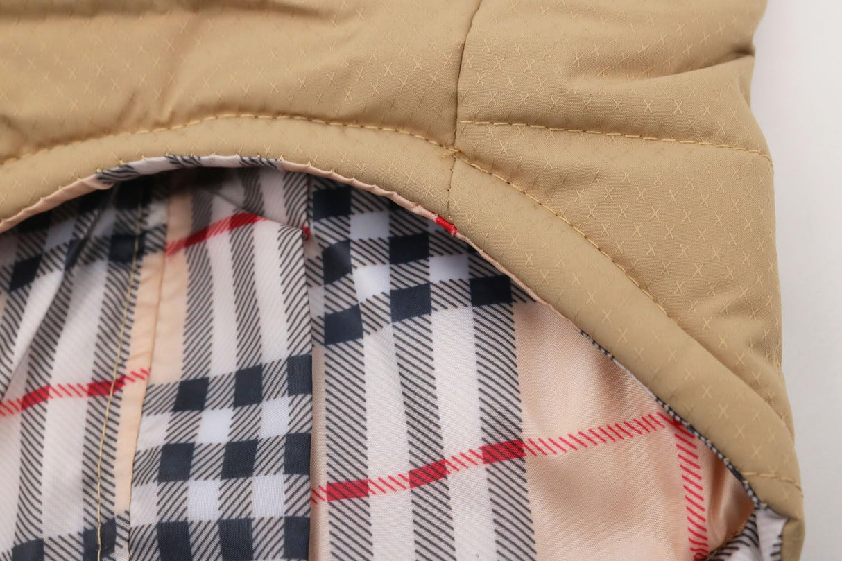 Dog Coats Warm Winter Dogs Jacket Pet Jackets Puppy Cold Weather Coat Pet Clothes for Small Dog, Khaki, X-Large