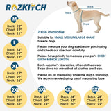 ROZKITCH 2 Pack Cooling Dog Shirt, Breathable Sun Protection T-Shirts, Pet Summer Vest, Quick Dry Dog Summer Clothes Beach Hiking Wailking for Large Dogs Boy Girl Orange&Blue 2XL