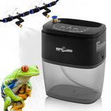 REPTI ZOO 800ml Portable Mister Fogger for Reptile Tank Enclosure - Terrarium Misting System With 2 Nozzles for Amphibians and Rainforest Plants