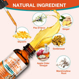 Dog Yeast Infection Treatment - 60ml Yeast Infection Drops for Dogs | Dog Yeast Treatment for Ear, Paw & Skin Itch Relief, Natural Herbal Supplement