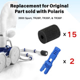 for Polaris Pool Cleaner Parts 15 Pack Polaris 280 Part Sweep Pro Sweep Scrubbers Replacement 2 Hose Tail Scrubber Cleaner Pool Tail Scrubber 280 360 380 180 480 3900