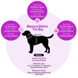 UNIPUP Dog Coats for Large Dogs with Harness Built in, Waterproof Dog Jacket Warm Pet Winter Coat Snowsuit for Cold Weather, Reflective Fleece Windproof Jacket, Purple, U-LDMF05XXL