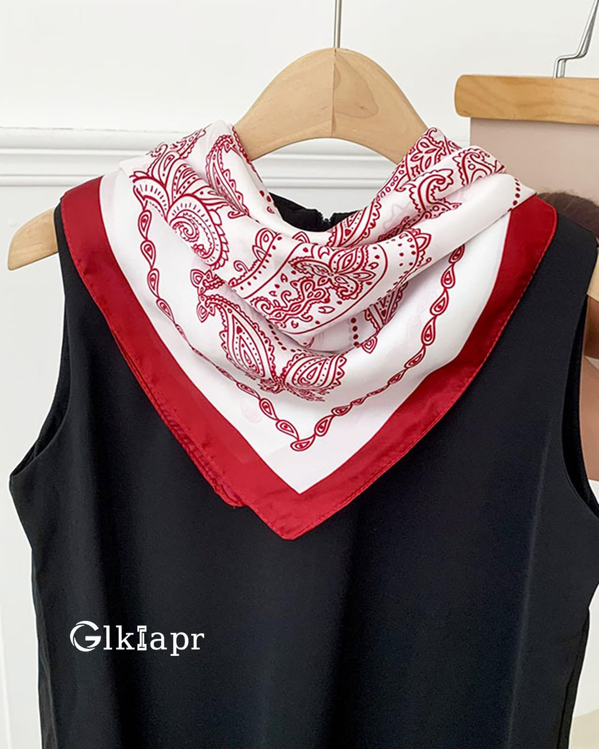 Glkiapr Satin Bandana Headscarf for Women Silky Hair Scarves for Fashion Lightweight-27