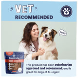 Pawstruck Premium Beef Jerky Dog Treat Chews, Medium 4"-6" Strips – Supports Hip & Joint Health, Rich in Glucosamine & Chondroitin, No Added Preservatives – 25 Count