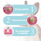 MUYG 12Pcs Rabbit Litter Box for Cage, Bunny Potty Trainer Corner Guinea Pig Plastic Square Grate Toilet Pet Bedding Litter Box for Small Animal Ferret Hamster Hedgehog (Pink)