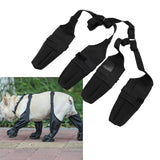 Dog Suspender Boots, Dog Boots Anti Slip Fall Dog Shoes Leggings, Adjustable Suspender Boots with Suspenders Slip Dog Paws Protector Shoes Leggings for Dogs