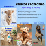 Bellevuee Dog Paw Protector Anti-Slip Pads, Toe Grips for Dogs from Slipping On Hardwood Floors, Stronger Self-Adhesive Paw Pad Provide Traction for Senior, Injured Dogs (5 Sets - 10 Pads) (L)