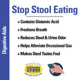 Vet Classics Stop Stool Eating Pet Health Supplement for Dogs – Dog Breath Freshener – Stops Dogs from Eating Stool – Enzymes, Probiotics – 180 Soft Chews