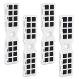 4 Pack Refrigerator Air Filter Replacement for Frigidaire FRGPAAF2 PureAir AF-2 Air Filter Compatible with Frigidaire FRFC2323AS, FRFC232LAF, FRFC233LAF, FRFG2323AF, FRFN2823AS Fridge
