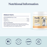 Pawfy Skin & Coat with Salmon Oil - Dog Allergy Relief Chews | Advanced Licking Paws Comfort | Dog Itching Skin Relief & Seasonal Allergies Support - Immune Support & Coat Defense | 30 Chews (Bacon)