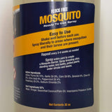 Flock Free Natural Mosquito Control Ready to Use Spray, Repels Mosquitoes, Ticks, Fleas, Flies, Gnats, and Chiggers Away (32 oz Ready to use)