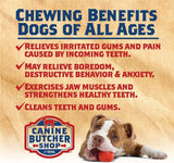 Canine Butcher Shop Chicken Feet Dog Treats, Raised & Made in USA (30-Pack), Dehydrated Chicken Feet, All Natural Dog Chews & Dog Snacks