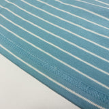 Cotton Dog Shirts for Small Dogs,Girl Boy Pet Clothes, Striped Matching Dog and Owner Outfits Separately(Blue, Owner M)