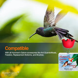 Hummer's Galore Made in USA Hummingbird Food - Ready-to-Mix Hummingbird Nectar, All-Natural Nectar Collector Formula, No Preservatives or Dyes, Makes 64 Ounces (4 Packets Included)